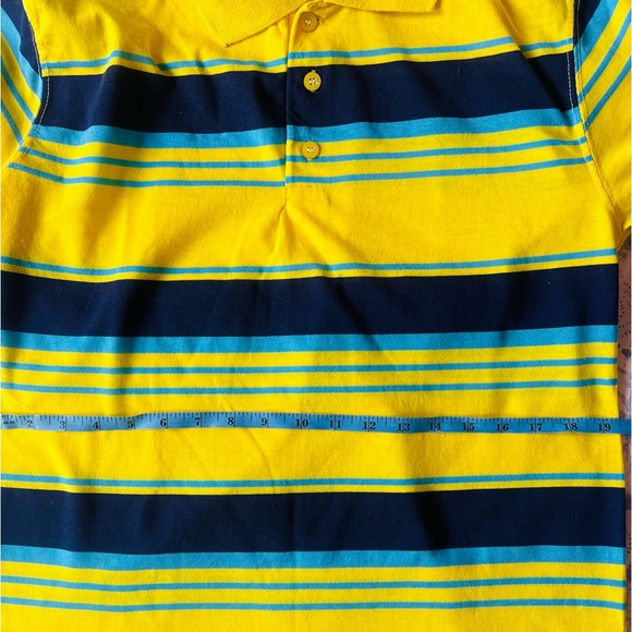 MEN’S YELLOW AND BLUE SHIRT - Picture 4 of 5